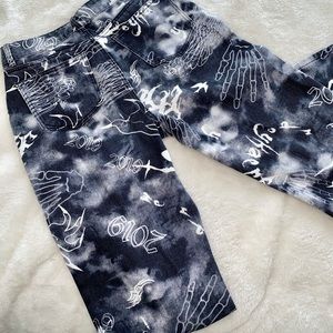 Graffiti Tye Dye Jeans